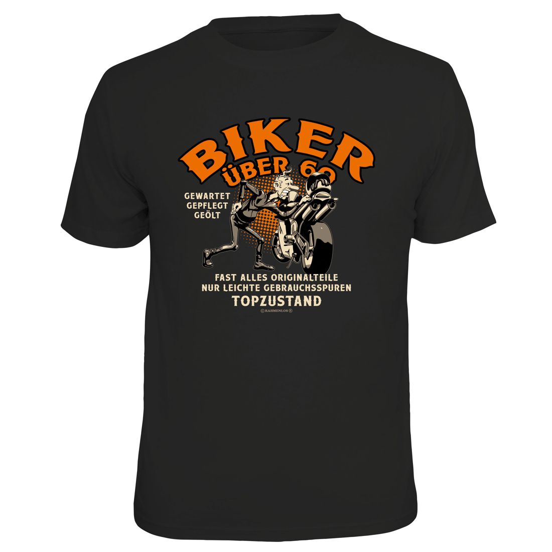 T-Shirt - Biker - Biker über 60 in Top Zustand