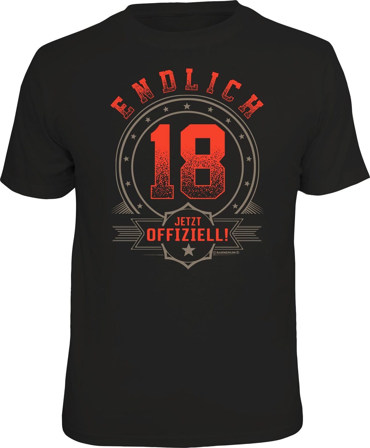 Fun T-Shirt - Geburtstag - Endlich 18, jetzt offiziell!