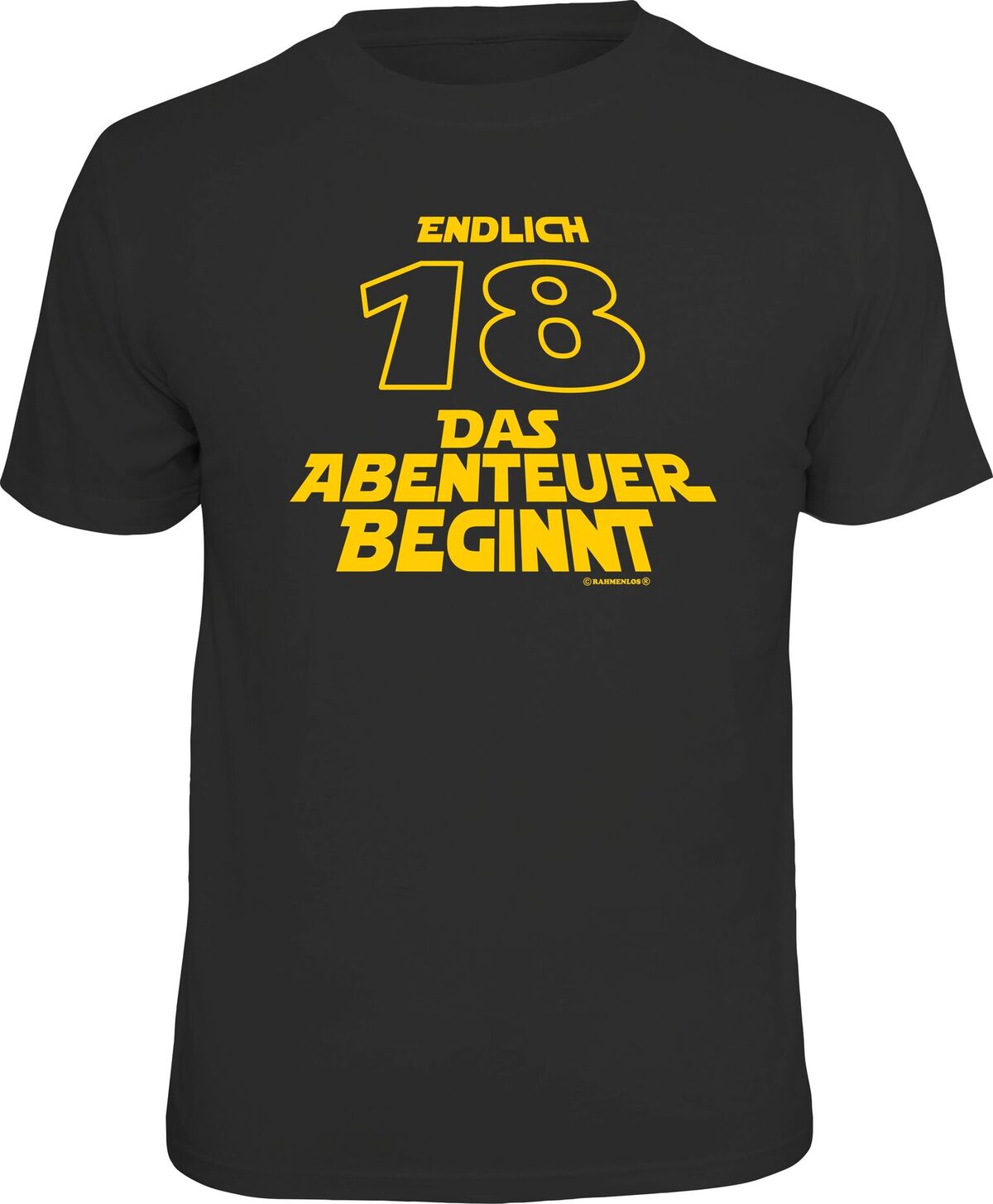 Fun T-Shirt - Geburtstag - Endlich 18! Das Abenteuer beginnt!